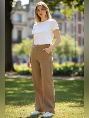 Forever 21 Women's High-Rise Wide Leg Pants | New Without Tags
